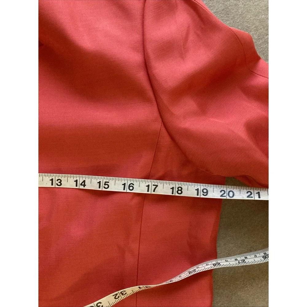 Dana Buchman Silk‎ Wool Skirt suit wmens Sz 12 New Pink Career mother Bride $476